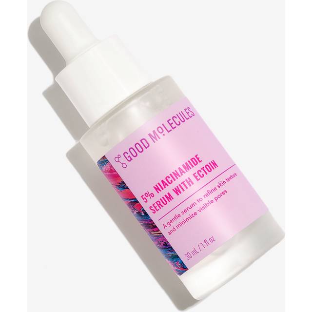 Good Molecules 5% Niacinamide Serum with Ectoin 30ml/1oz - Gentle Hydrating Facial Serum for Enlarged Pores  Texture  Tone  Hydrating - Anti Aging Ski