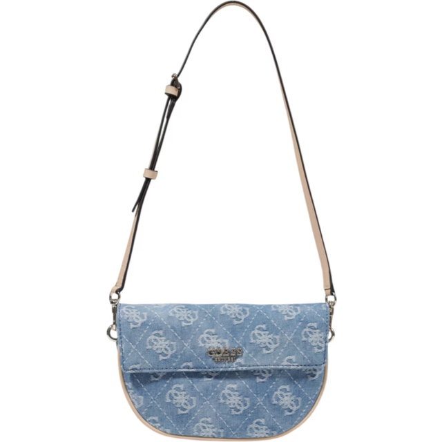 Guess Cerelia Flap Shoulder Bag, Blue, Women