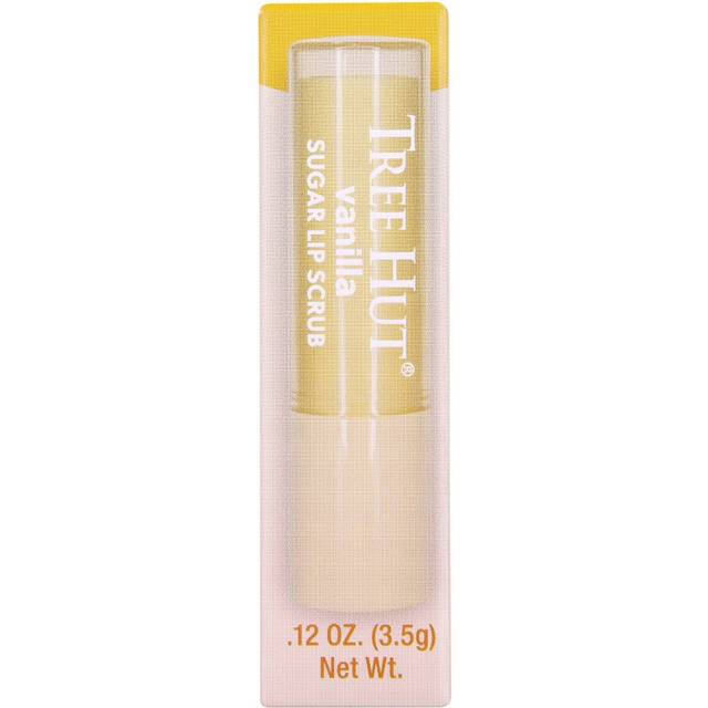 Tree Hut Vanilla Lip Scrub Stick | Nourish Dry Lips for a Soft & Smooth Feel | Gently Exfoliate Dead Skin | .12 oz.