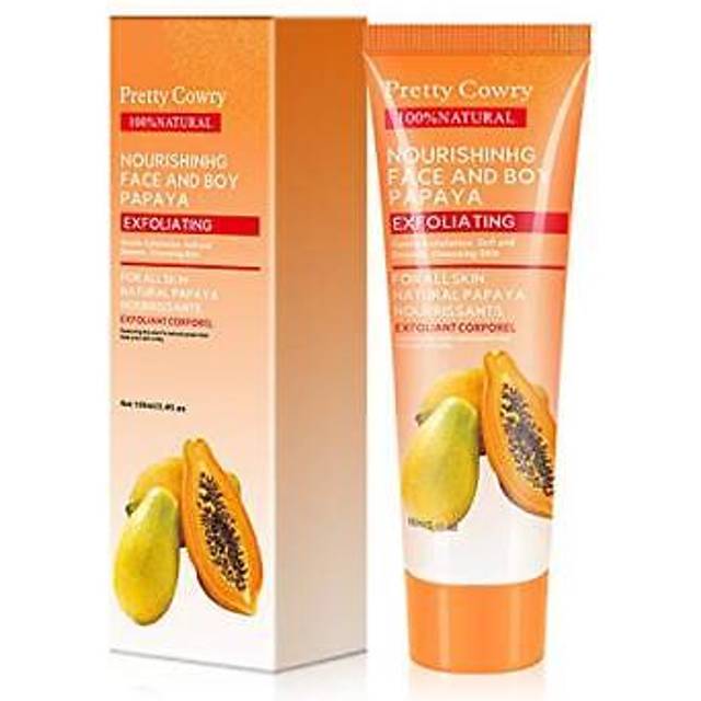 Pretty Cowry Exfoliating Peel Gel With Coconut/Papaya/Cucumber/Extract Face And Body Facial Exfoliator Instantly Removes Dead Skin Cells Revealing A C