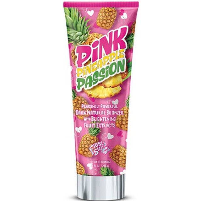 Fiesta sun pink pineapple passion natural bronzer sunbed tanning lotion cream
