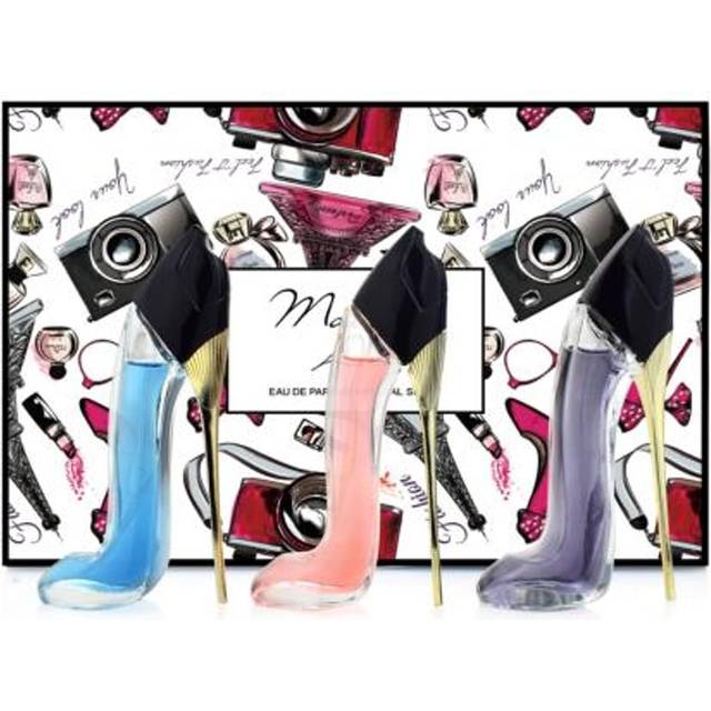 Okian Cool Girl High Heel Perfume Gift Set Box for Women  Good Girl Imitation Eau de Parfum 1oz (3Pack)