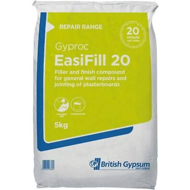 British Gypsum Gyproc Easi Fill 20 Compound - 5kg - White
