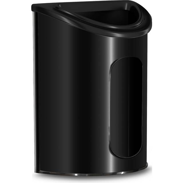 Utopia Kitchen Grocery Plastic Bag Holder and Dispenser Small  Easy Wall Mount Bag Saver  Stainless Steel Black