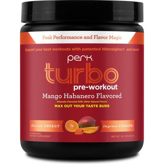 Perk Energy  Turbo  Pre-Workout  Mango Habenero  10.7 oz (300 g)