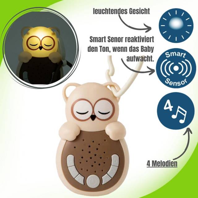 Cloud.b Sweet Dreamz On the Go Travel Sound Soother - Owl