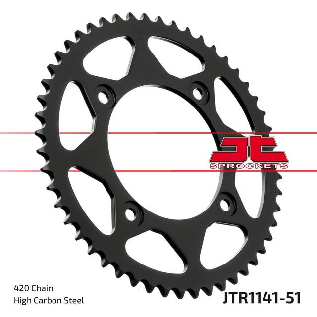 JT SPROCKETS Steel Standard Rear Sprocket 1141 - 420