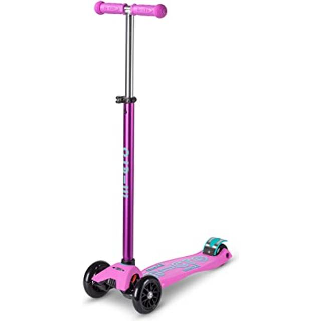 Micro Maxi Deluxe Lavendel sparkcykel med trehjul för barn 2-5 år - tål upp till 50 kg
