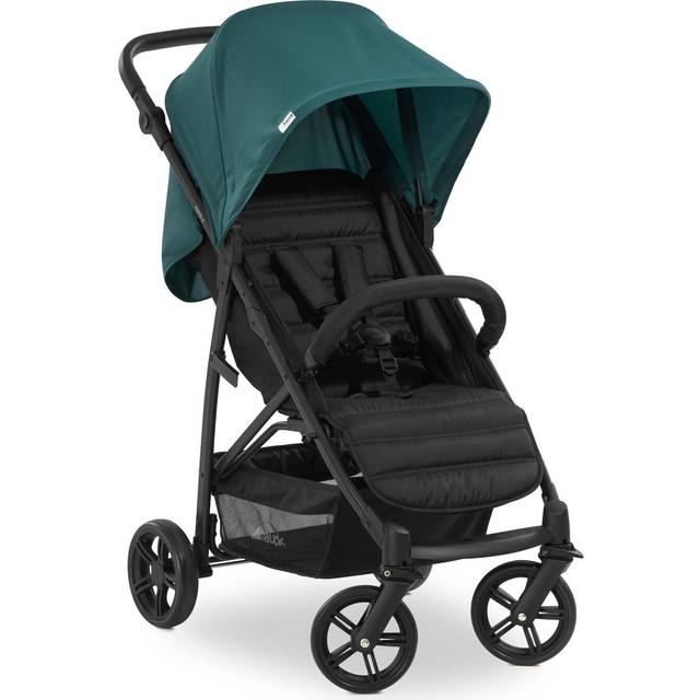 hauck sittvagn Rapid 4 / belastning upp till 25 kg / snabbt hopfällbar / kompakt / höjdjusterbar / liggläge från födseln / stor shoppingkorg / petrol