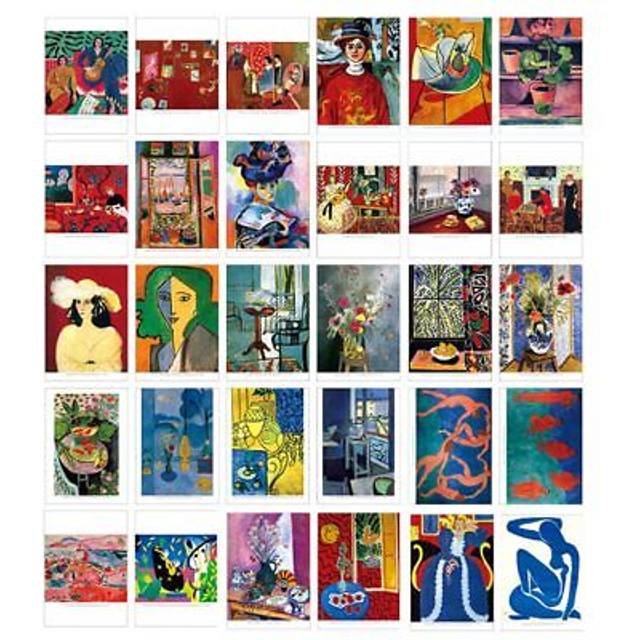 Beautiful Art Postcards set of 30 Henri Matisse Post card variety pack Famous Painting Scenery,4 x 6 Inches