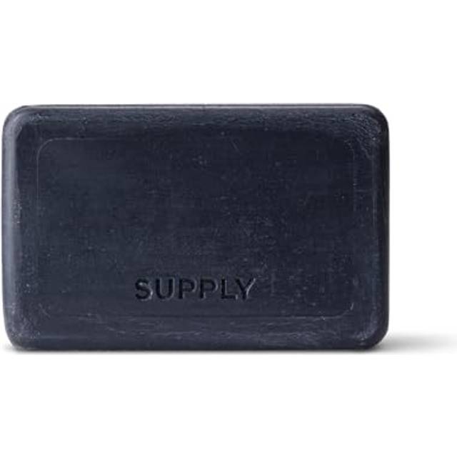 Supply Mens Exfoliating Bar Soap - Deep Cleansing Bar Soap for Men (Hinoki & Amber)