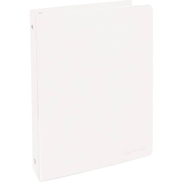 Enday No.1181 1 in. O-Ring View Binder, White - Pack of 12