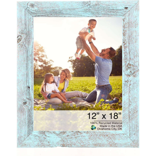 12X18  Rustic Blue Picture Frame