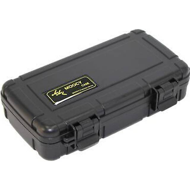 "MOOCY 8"""""""" Small Hard Case with Pluck Foam Insert  8.6 x 4.9 x 1.9 Inch - Watertight Padded Plastic Box Protect Tools and Glass Testing Equipment"