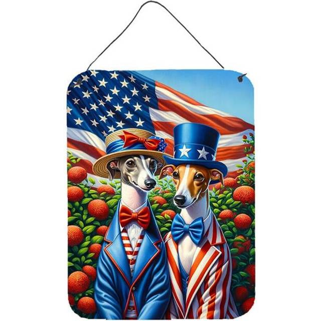 Carolines Treasures DAC4257DS1216 16 x 12 in. All American Italian Greyhound Wall or Door Hanging Prints