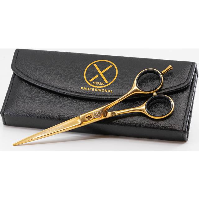 PRO 7 Golden German Made Sharp Barber Hair Cutting Shears Light weight With Finger Rest