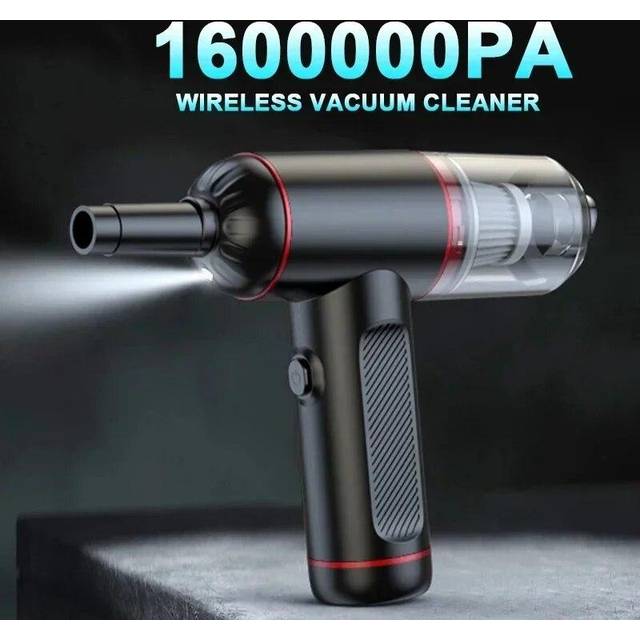 Ny 1600000Pa 5-i-1 sladdlös dammsugare 3-växlad justerbar bärbar robotdammsugare Handhållen mini bilhushållsapparat Nattbelysning Base Version