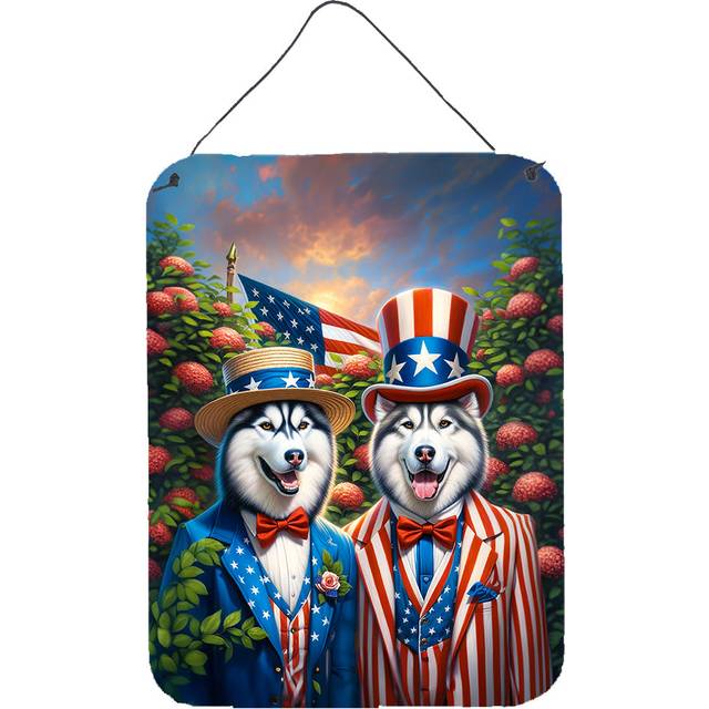 Carolines Treasures DAC4317DS1216 16 x 12 in. All American Siberian Husky Wall or Door Hanging Prints
