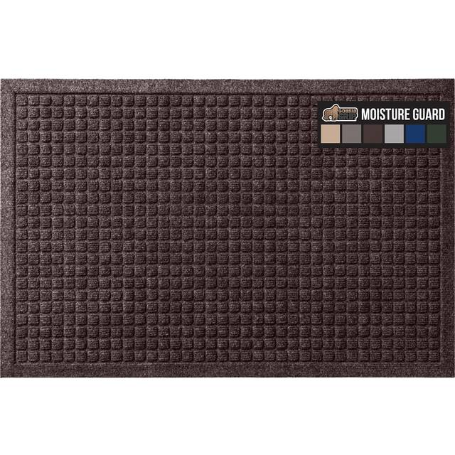 Gorilla Grip Ultra Absorbent Moisture Guard Doormat  Absorbs Up to 2.7