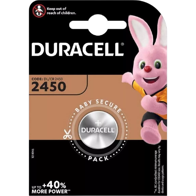 Duracell DL2450/CR2450 knappcells batteri (1 st.)