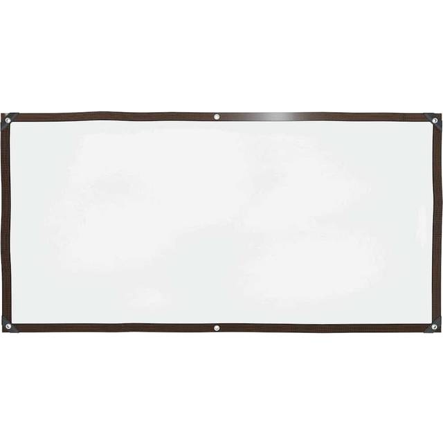 vidaXL Clear Tarpaulin with Eyelets 1x2 m Polyethylene - Transparent