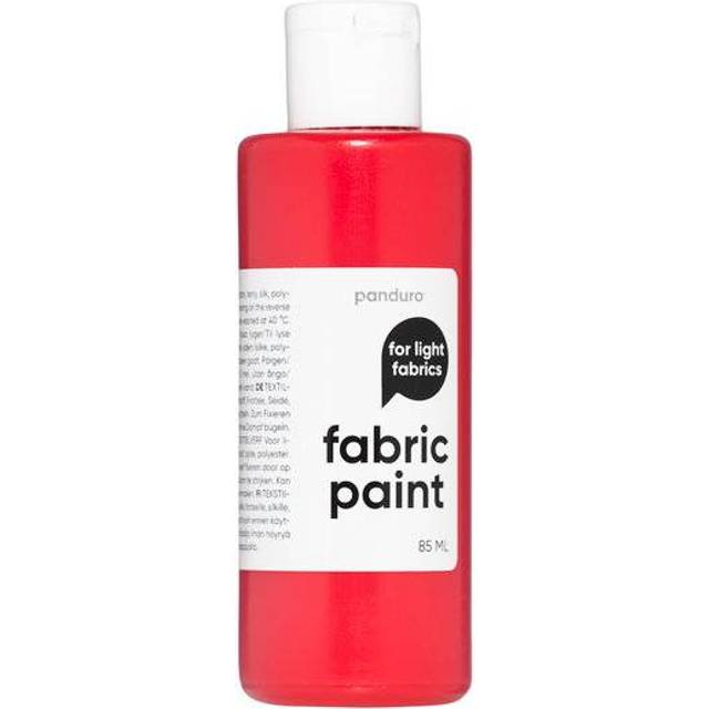 Fabric Paint 85 ml – röd textilfärg för ljust tyg - Röd