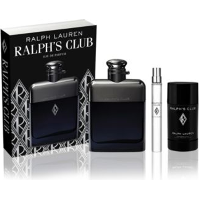 Ralph-Lauren Herrdofter Ralphs-ClubPresentförpackning Eau de Parfum Spray 100 ml + Travel Spray 10 ml + Deodorant Stick 75 g 1 Stk. (1.079,00 kr / 1 Stycke)