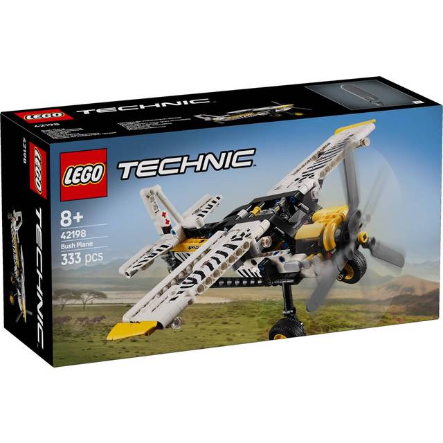 LEGO Technic Bush Plane Building Toy Set for Kids 42198