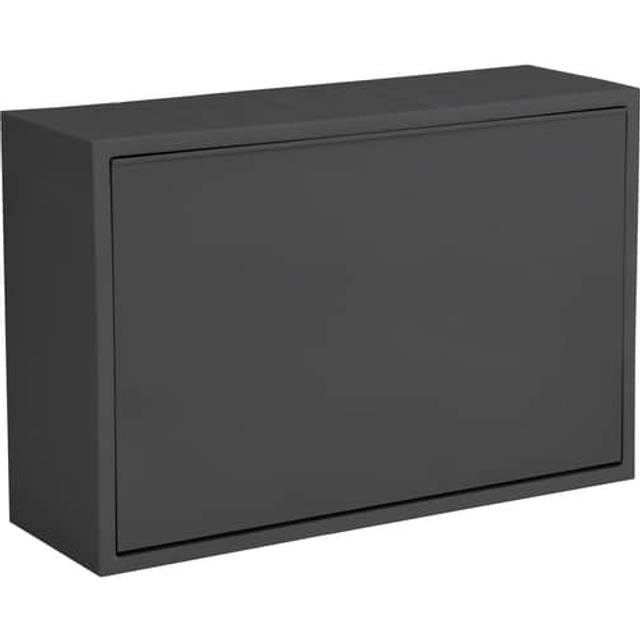 ReCollector - Small Wall storage / Bathroom bin - Black Raven
