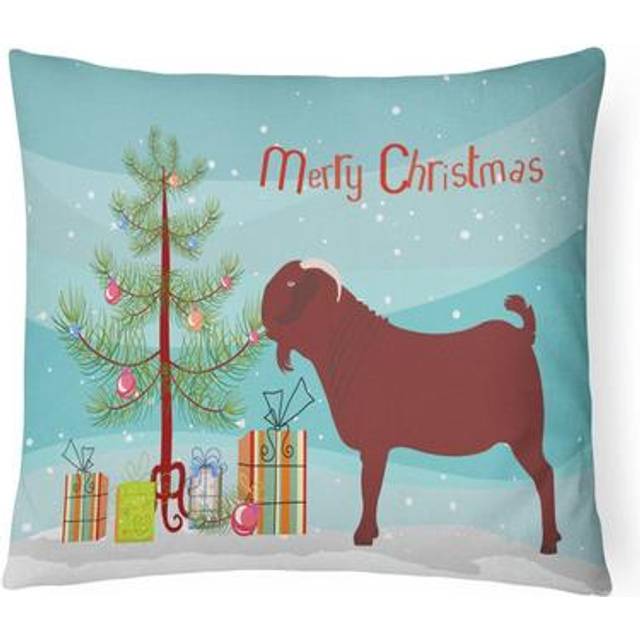 Caroline's Treasures BB9258PW1216 Kalahari Red Goat Christmas Outdoor Canvas Pillow