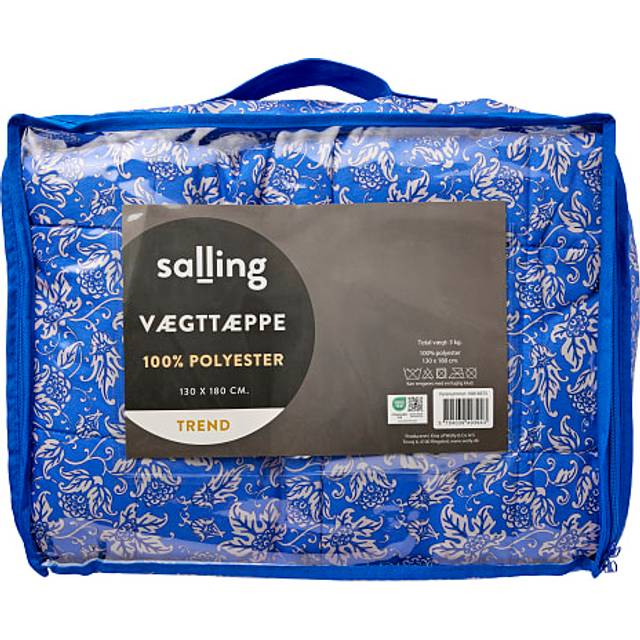 Salling Trend Vægttæppe 3 kg Tyngdedyne 3kg Blå, Beige (180x130cm)
