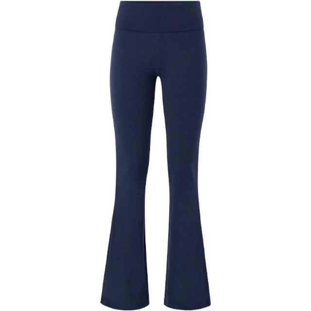 Gina Tricot - Bukser Soft Touch Folded Flare Trousers - Blå