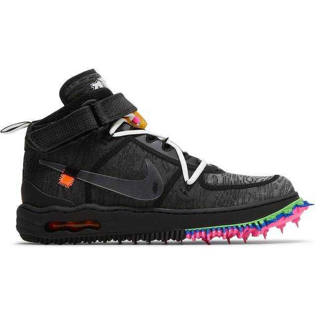 Nike x Off-White Air Force 1 Mid 'Black' DO6290-001 - Clear Black/Grey/Orange - 5