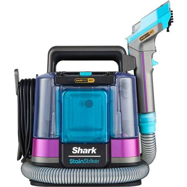 Shark PX250UKT StainStriker HairPro Pet Carpet Cleaner, Silver/Fuchsia