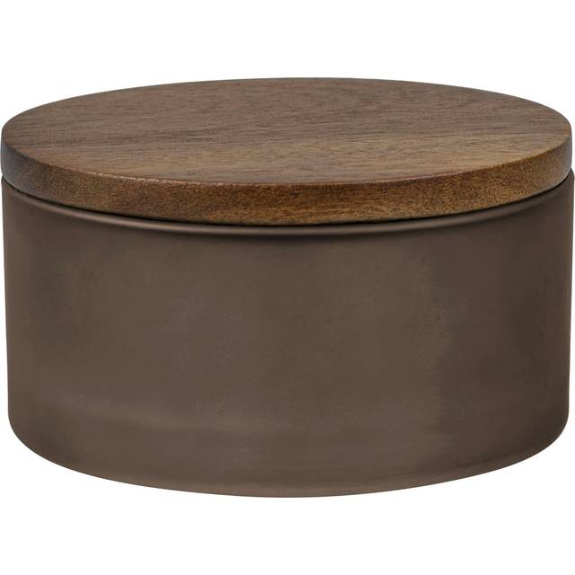 Modest Jar With Lid, Walnut