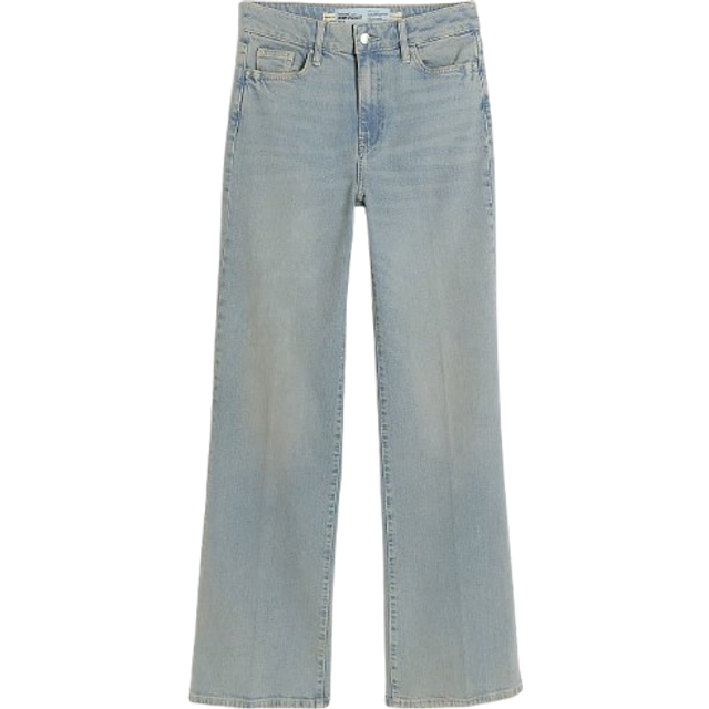 River Island – Jeans med vida ben och ljusblå tvätt