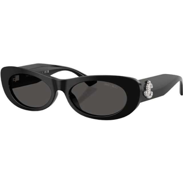Jimmy Choo Woman JC5038BU  500087 Sunglasses Acetate Black Grey Round Normal