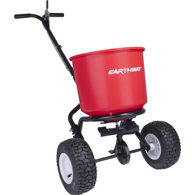EarthWay 2600APlus 40 LB 18 KG WalkBehind Broadcast Fertilizer Spreader  Garden Seeder  Salt Spreader with 9 inch Pneumatic