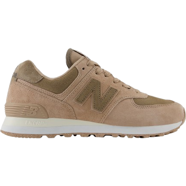 New Balance Taupe 574 Sneakers - Flat Taupe/Mushroom - US 6.5