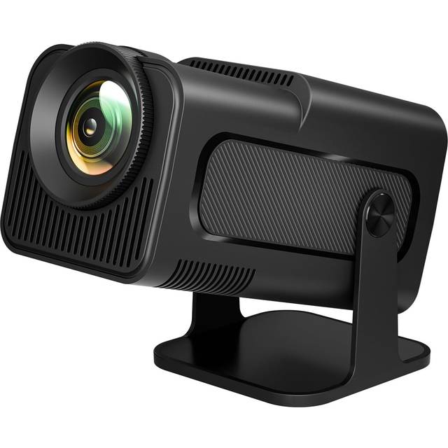 LQWELL Projektor, Miniprojektor, 1080P 4K Hemmabioprojektor, Auto Keystone, 220 Grader, 135 Tum För Telefon/PC/Varv/PS5 (Inget Android OS)