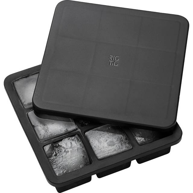 RIG-TIG - FREEZE-IT isterningbakke med låg H 5 cm black