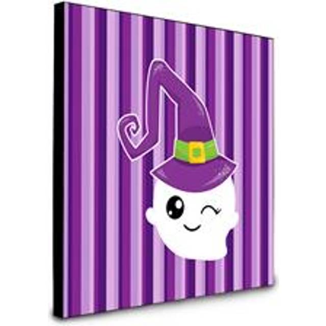 Caroline's Treasures Halloween Ghost Witch Artwork Panel wall-decor  Multicolor