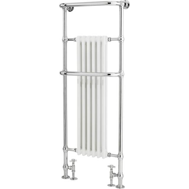 Tillbury Wall Mount Water-Fed Heated Towel Rail (150cm H X 57.5cm W X 23.5cm D)