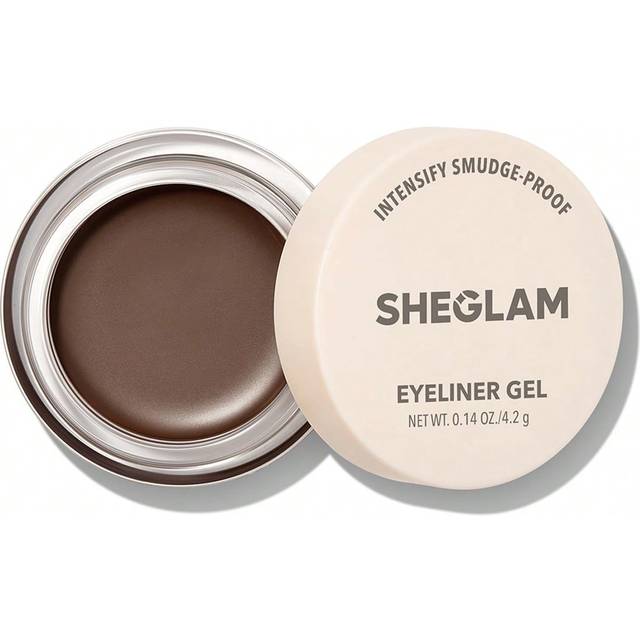 SHEGLAM Intensify Smudge-Proof Eyeliner Gel-Brown 3 Colors Waterproof Long-Lasting Matte Eyeliner Gel Waterproof And Sweat-Proof No Smudge Evenly Pigmented Mu