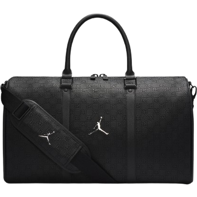新品 Jordan Brand Monogram Duffle Bag Grey Jordan Monogram Duffle Bag - Grey • See best price »