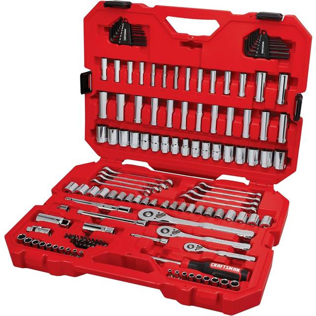 CRAFTSMAN Mechanics Tool Set  1/4 and 3/8 Inch Drive  135 Piece (CMMT12124)