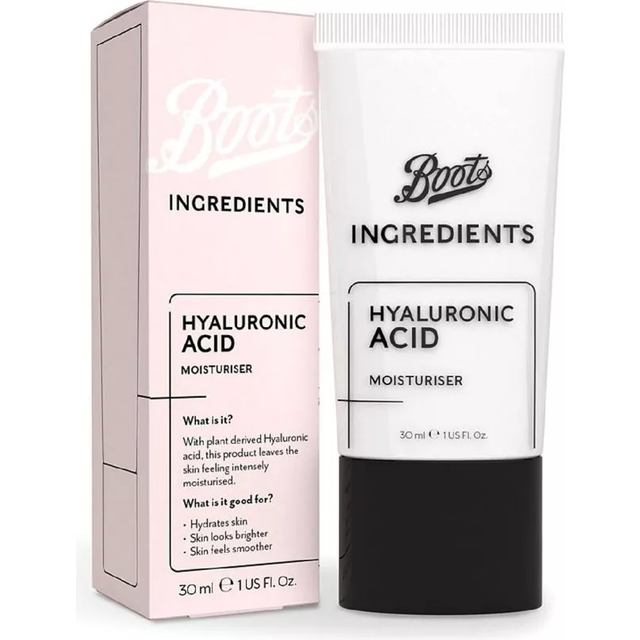 Boots Ingredients Hyaluronic Acid Moisturiser 30ml