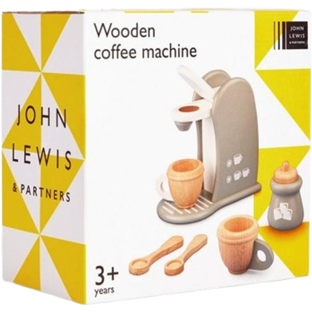John Lewis Wooden Coffee Machine