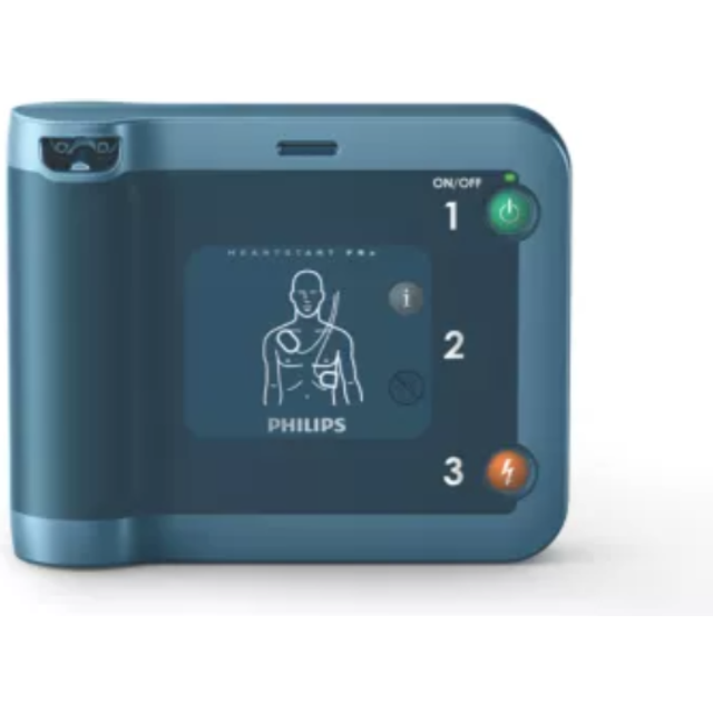 Philips Heartstart FRX. Inklusive helförsäkring, original bärväska, skyltmaterial m.m.
