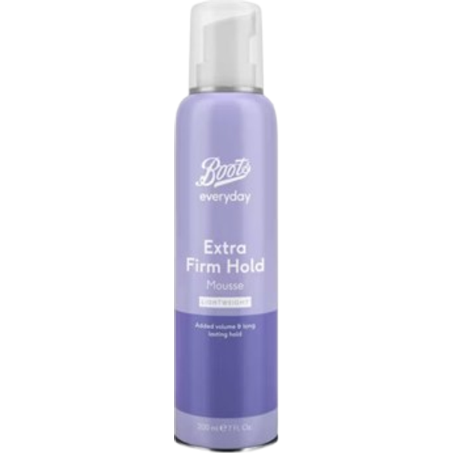 Boots Everyday Extra Firm Hold Mousse 200ml